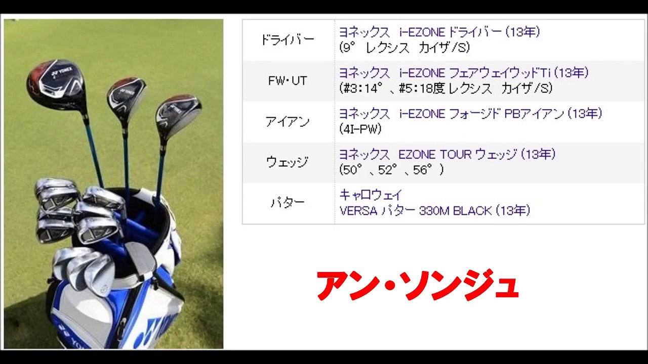 人気女子ゴルファー10人のクラブセッティング クラブ選びの参考に！