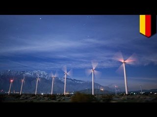 Sensor system lights up wind turbines only when planes are near