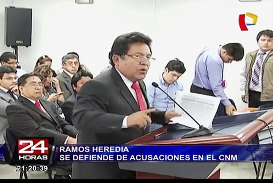 Carlos Ramos Heredia se defiende de acusaciones en el CNM