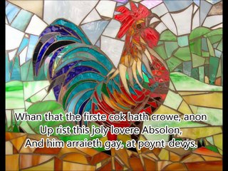 Chaucer, The Miller's Tale, read aloud in Middle English.