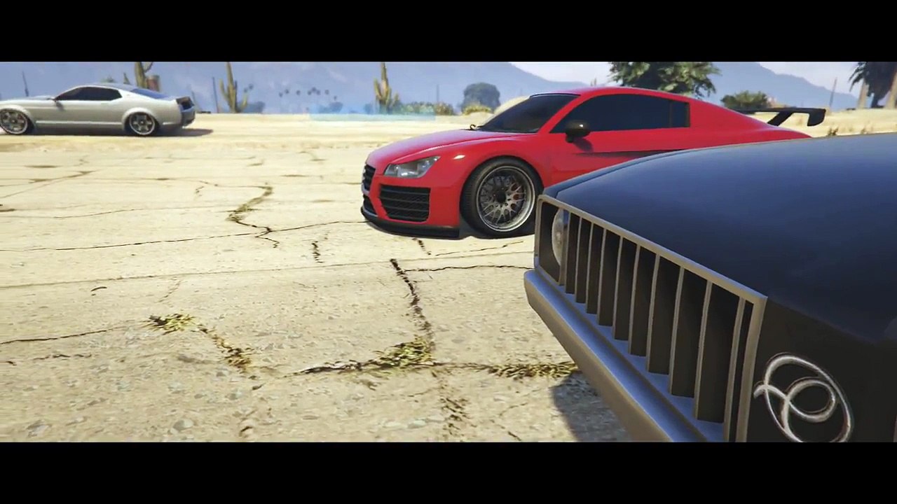 GTA 5 Letty Vs Audi Race Wars Fast & Furious 7 REMAKE