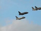 Classic Four Electric Lightnings Flying in Formation