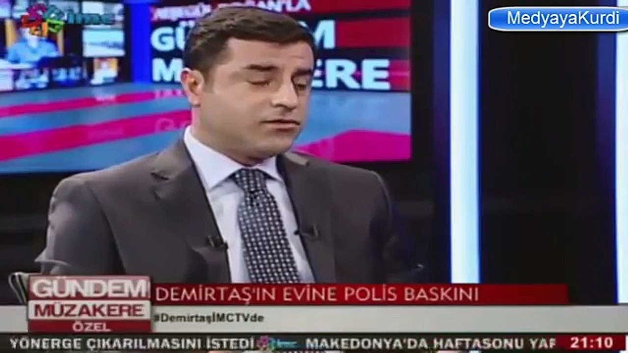 Selahattin Demirtaş'ın Evine Polis Baskını İMC TV Gündem Müzakere