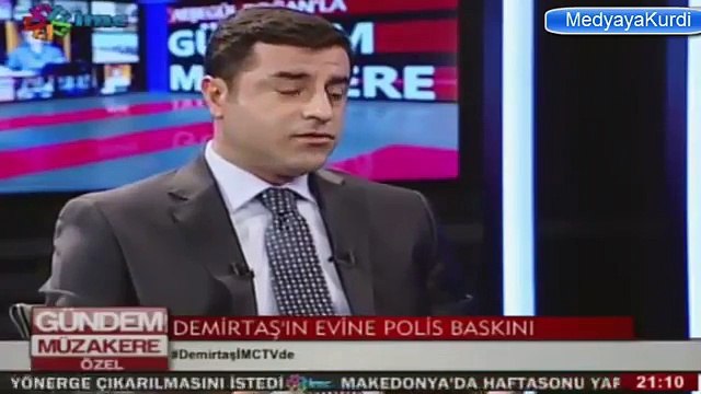 Selahattin Demirtaş'ın Evine Polis Baskını İMC TV Gündem Müzakere
