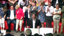 Presentació del PSOE amb Jorge Rodriguez amb Ximo Puig a Ontinyent
