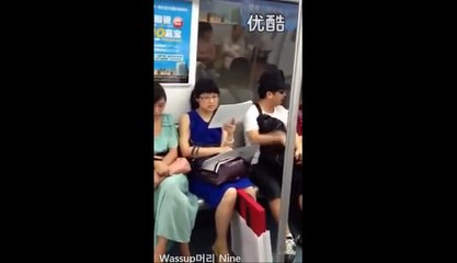 [HD티비플] 대륙의 흔한 지하철 싸움 (어디서 한국어가 들린다)