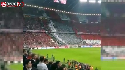 Takım elendi taraftar şov yaptı!