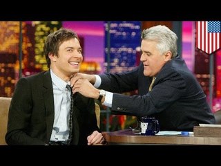 Jay Leno bids farewell to Tonight Show; Jimmy Fallon takes over