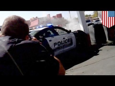 New Mexico police shootout: High-speed 'Cop Killer' chase caught on camera