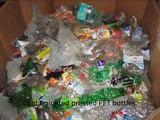 Nihot Recycling WS-S test: removing film from PET bottles