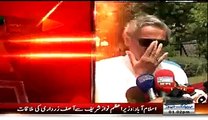PTI demands CM Sindh to step down after Karachi Bus Attack at Safoora Chowrangi