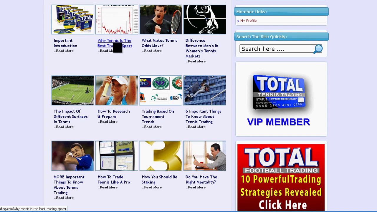 Total Tennis Trading Review – Make Money from Tennis Trading Now