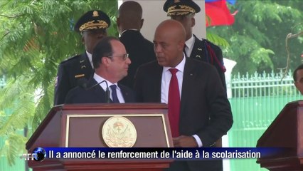 Hollande en Haïti tente d'apaiser la polémique sur la dette