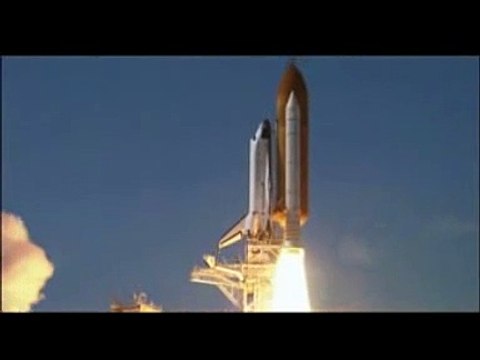 Space Shuttle Hoax -Lamp Light Reflects off Disney/NASA Fake Earth Models