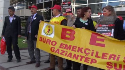 Gaziantep?te İş Cinayetlerini İş Bırakarak Protesto Ettiler