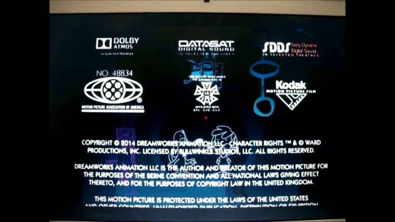 BULLWINKLE STUDIOS, PDI, 20th CENTURY FOX, & DREAMWORKS ANIMATION MR  PEABODY & SHERMAN 2014