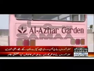 Inside View Of A Bus Attacked In Karachi -13 May 2015