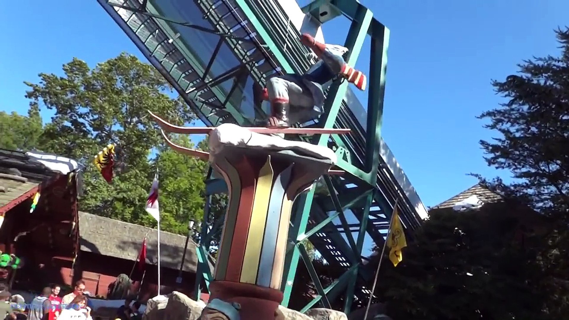 Alpengeist On Ride Front Seat Hd Pov Busch Gardens Williamsburg