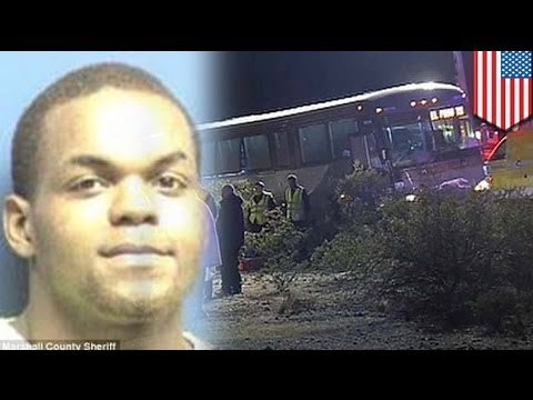 Greyhound bus attack: dozens injured after crazed man attacks driver