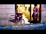 Rich Chinese tourist flaunts wealth by shopping in wheelchair
