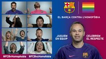 FC Barcelona against homophobia: celebrate respect