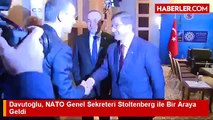 Davutoğlu, NATO Genel Sekreteri Stoltenberg ile Bir Araya Geldi