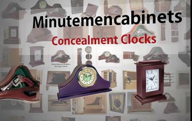 Discreet Concealed Gun Cabinets with Hidden Clocks 🕒