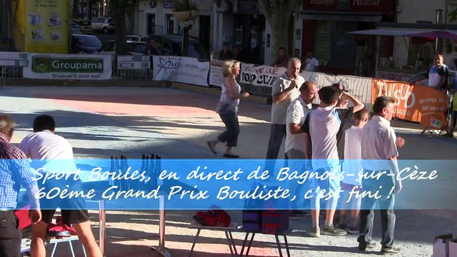 Récompenses, Grand Prix de la Ville, Sport Boules, Bagnols-sur-Cèze 2015