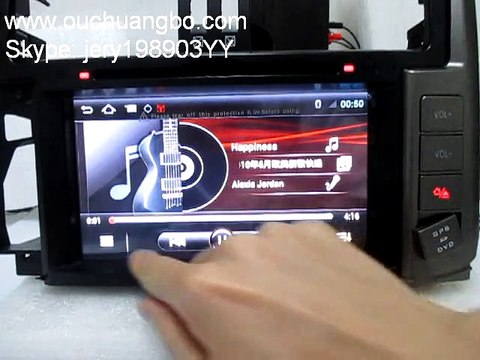 Ouchuangbo autoradio DVD gps head unitToyota Prado 2012 msuci S150 plaform