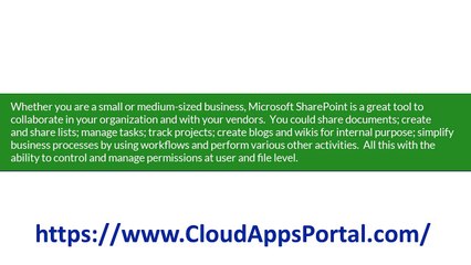Why SharePoint is the most suitable solution for Businesses