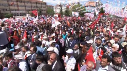 Kütahya- 4- Başbakan Davutoğlu Kütahya Mitinginde Konuştu