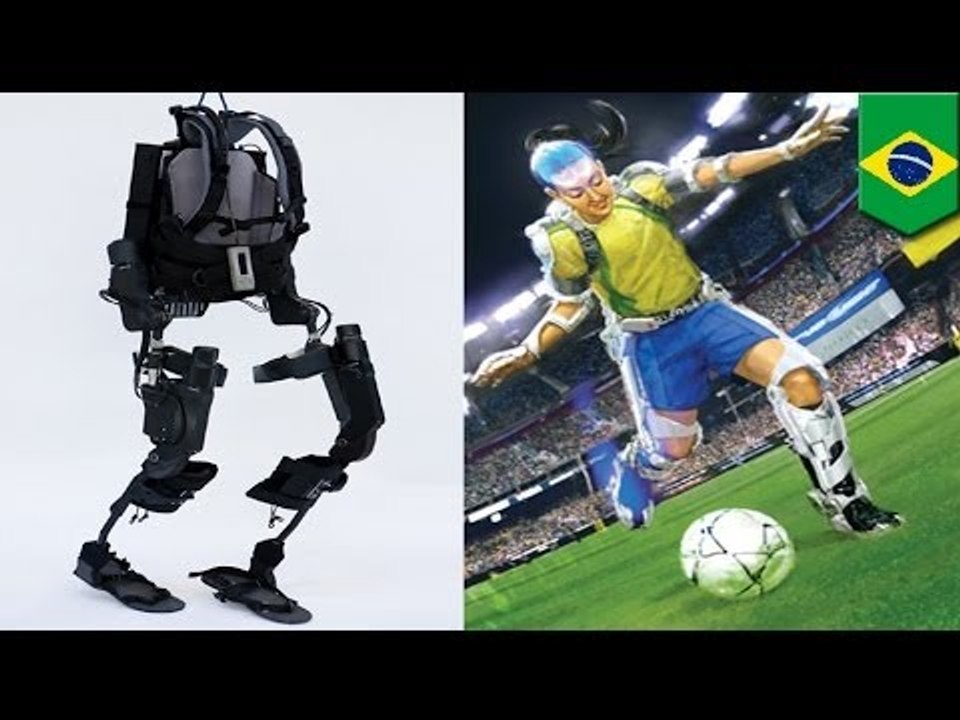 Brain-controlled exoskeleton will allow paralyzed teenager to kick off the World Cup 2014