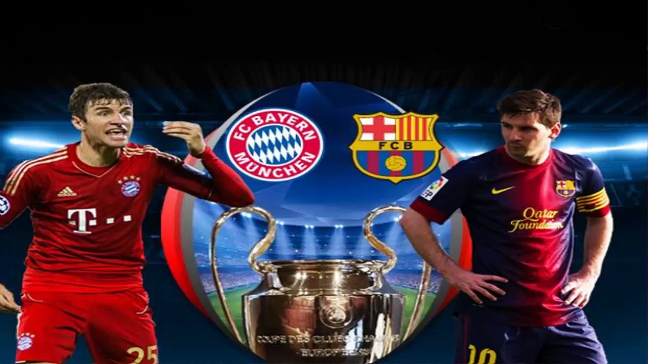 Bayern Vs Barca 3-2 All Goals 5/12/15 UEFA Champion League