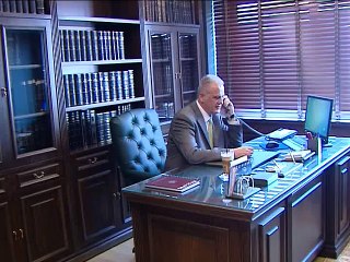 Στα νέα γραφεία του δικηγορικού συλλόγου  ο Θ.Καραίσκος