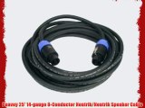 Peavey 25' 14-gauge 8-Conductor Neutrik/Neutrik Speaker Cable