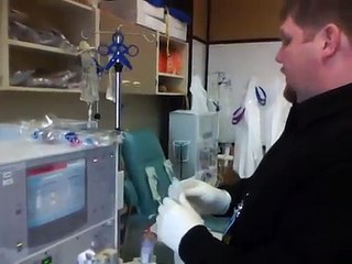 Hemodialysis Machine Setup