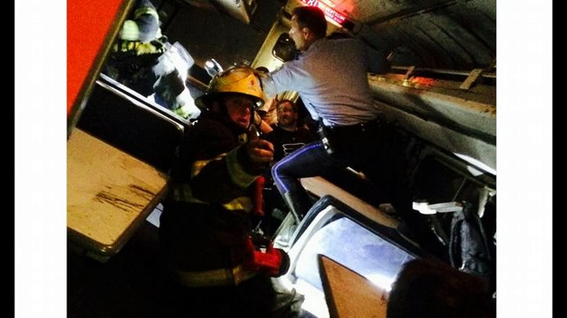 Amtrak Train Derails In Philadelphia, Footage of Passenger Rescue