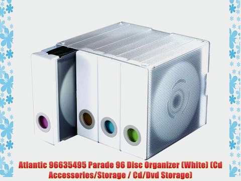 Atlantic 96635495 Parade 96 Disc Organizer (White) (Cd Accessories/Storage / Cd/Dvd Storage)