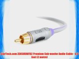 StarTech.com ZENSUBWFR2 Premium Sub-woofer Audio Cable - 6.6 feet (2 metre)