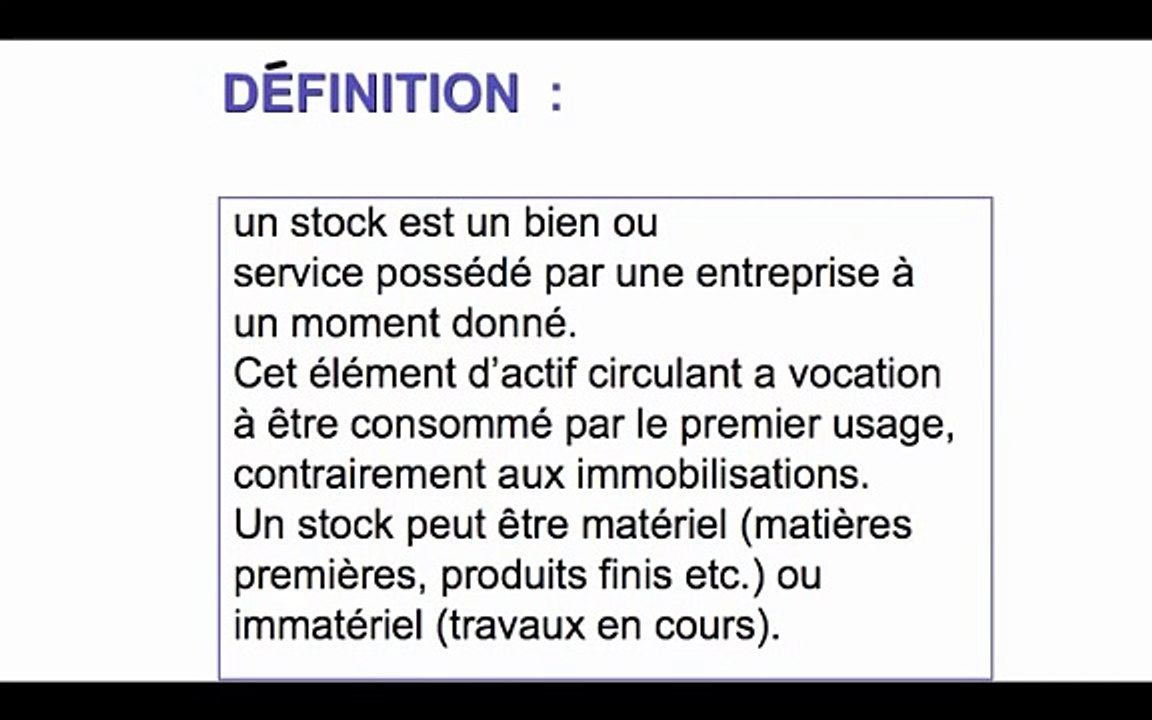Cours de gestion comptabilite