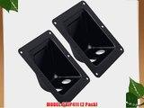 Seismic Audio - SAJP411-2Pack - Pair of Steel Recessed Jack Plates with Dual Mounting Holes