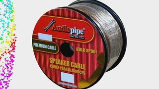 Audiopipe Cable181000 18 Ga 1000' Spool Car Audio Speaker Cable 18 Gauge (Audiopipecable181000