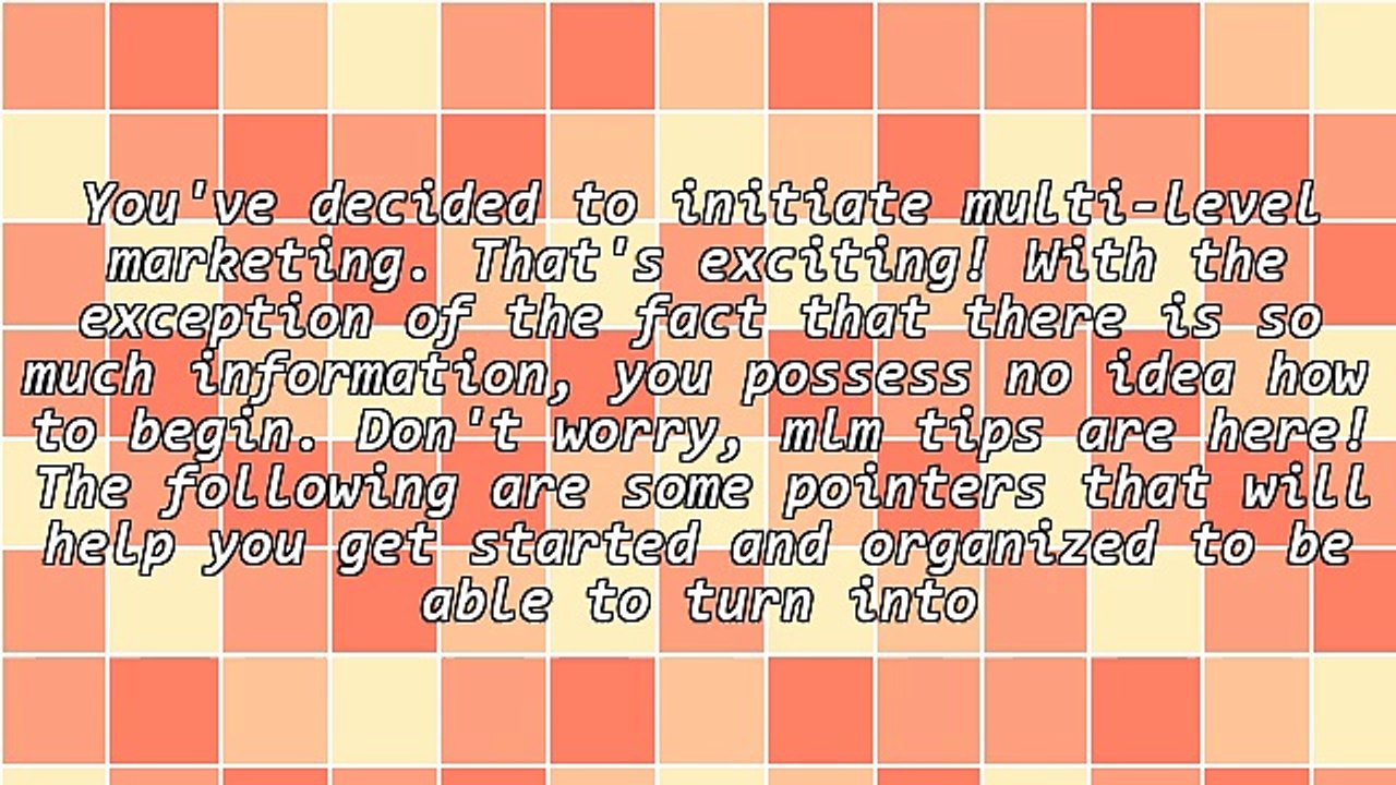 Need Multilevel Marketing Advice? Use These Tips!