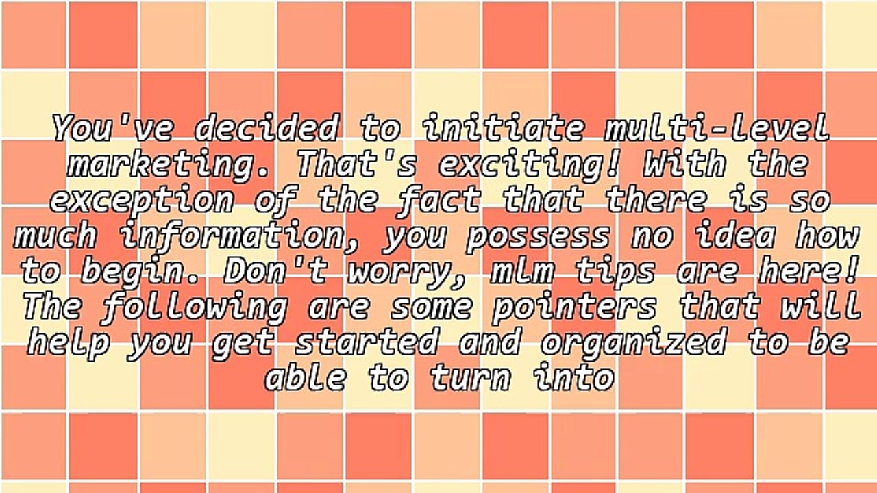 Need Multilevel Marketing Advice? Use These Tips!