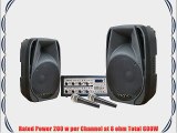 Acustic Entertaiment System VZ-COMBO215 VOYZ 2x15 Speaker Cabinets