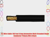 Jsc Wire Cable 100 Feet 8 Awg Automotive Multi-Stranded Single Conductor Primary Wire-Black