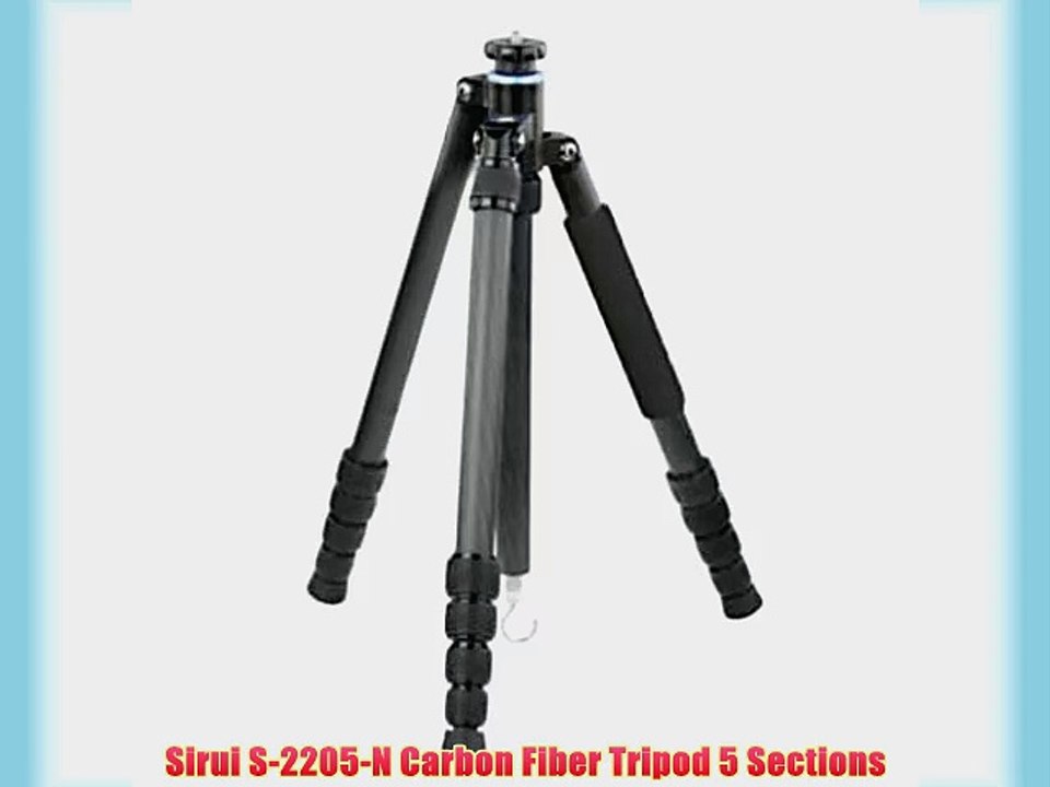 Sirui S-2205-N Carbon Fiber Tripod 5 Sections