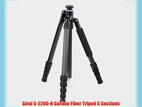 Sirui S-2205-N Carbon Fiber Tripod 5 Sections