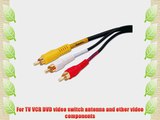 Vanco DKE50X Triple RCA Composite Audio/Video Cables (50 Feet)