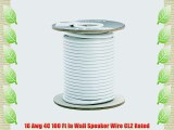 16 Awg 4C 100 Ft In Wall Speaker Wire CL2 Rated